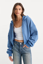 THE ZIP UP SWEATSHIRT BLUE DRIFT