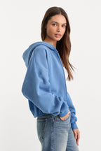 THE ZIP UP SWEATSHIRT BLUE DRIFT