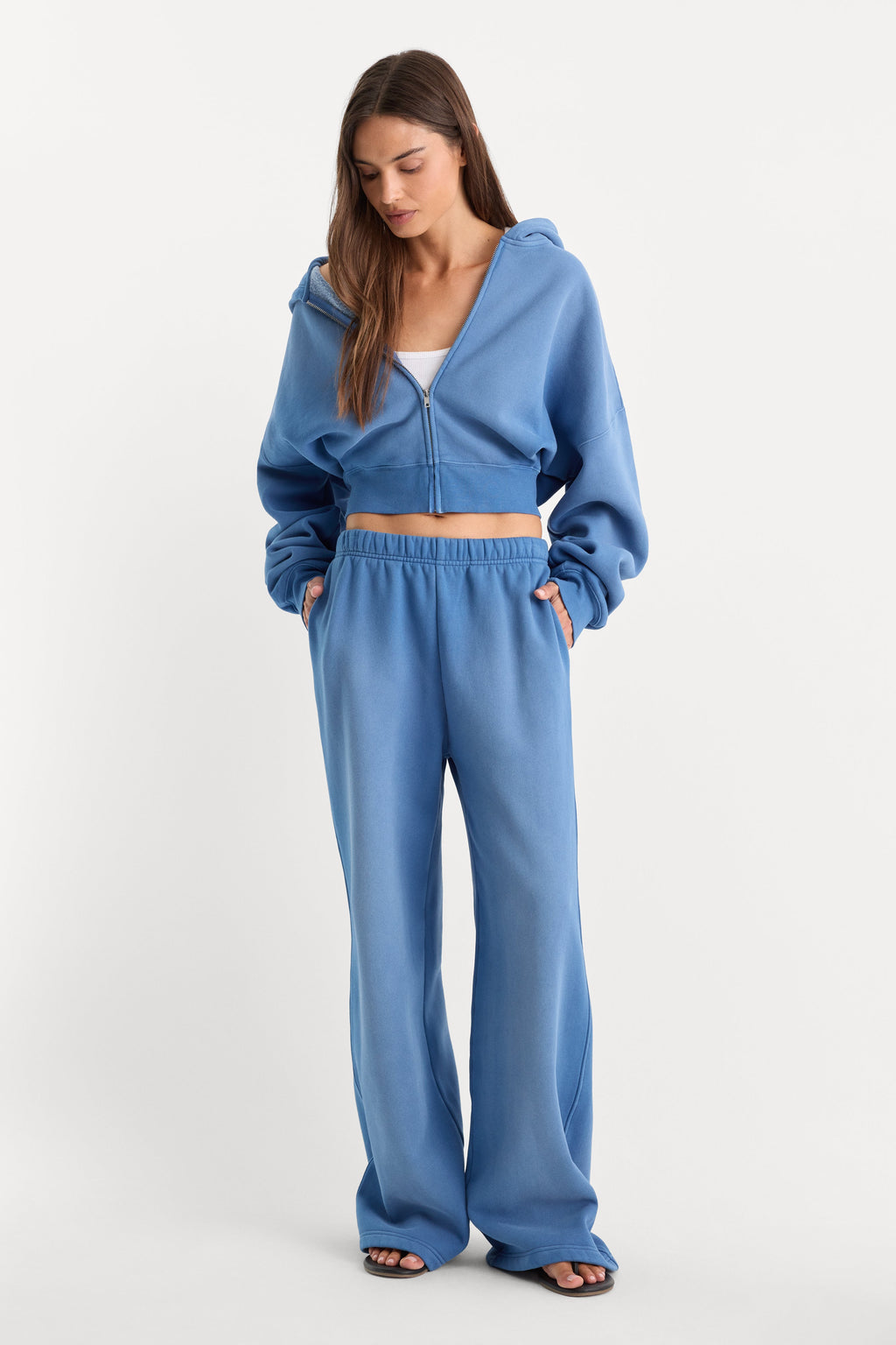 THE FLEECE SWEATPANT BLUE DRIFT