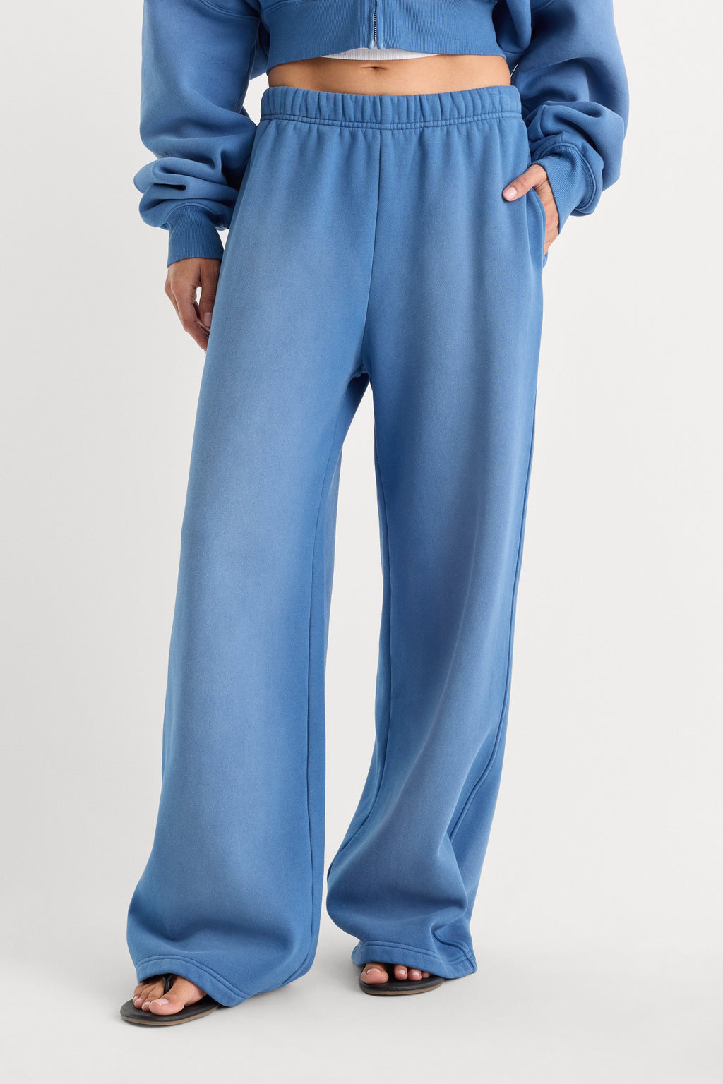THE FLEECE SWEATPANT BLUE DRIFT