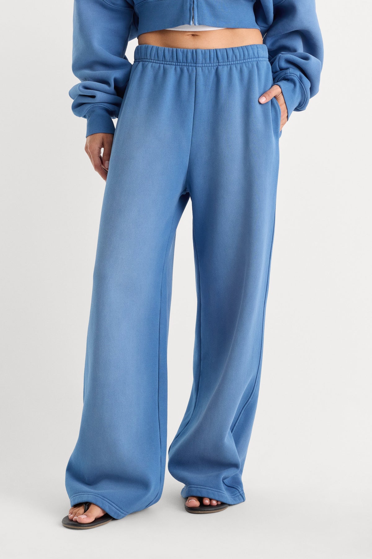 THE FLEECE SWEATPANT BLUE DRIFT