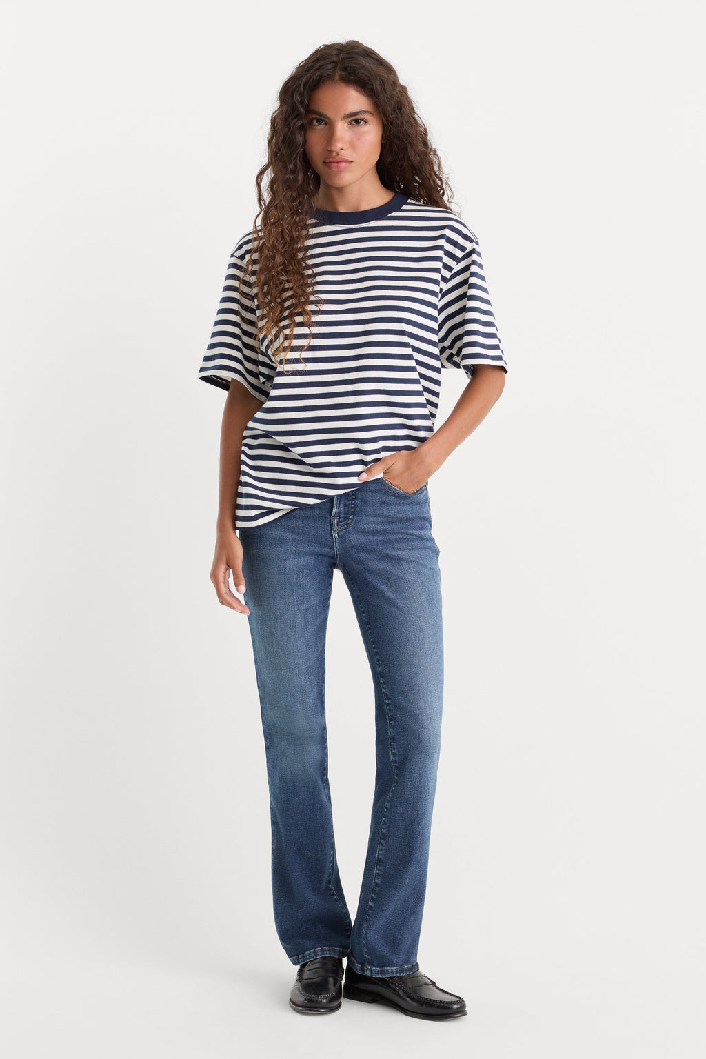 GOOD PETITE STRAIGHT JEANS INDIGO1230