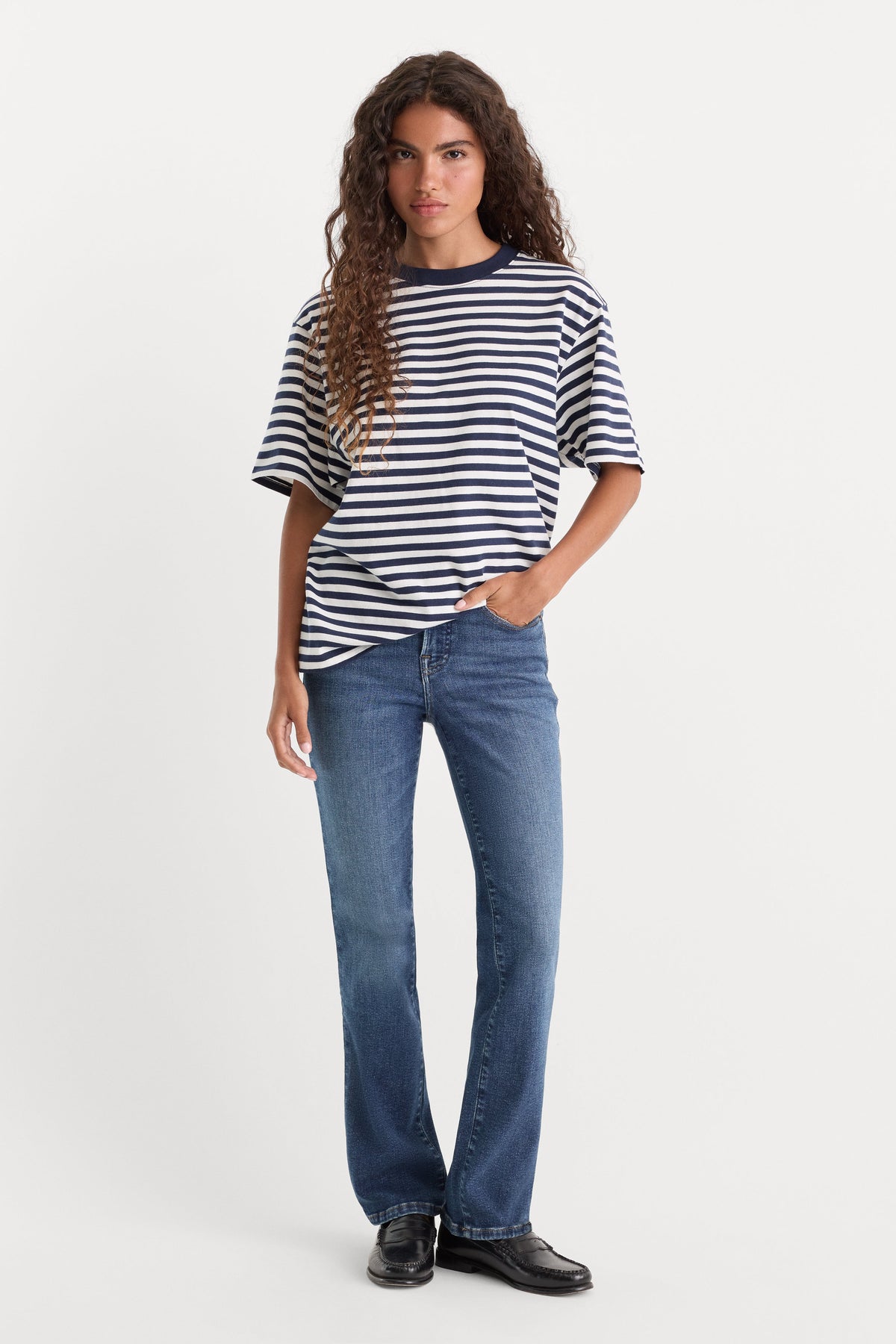 GOOD PETITE STRAIGHT JEANS INDIGO1230