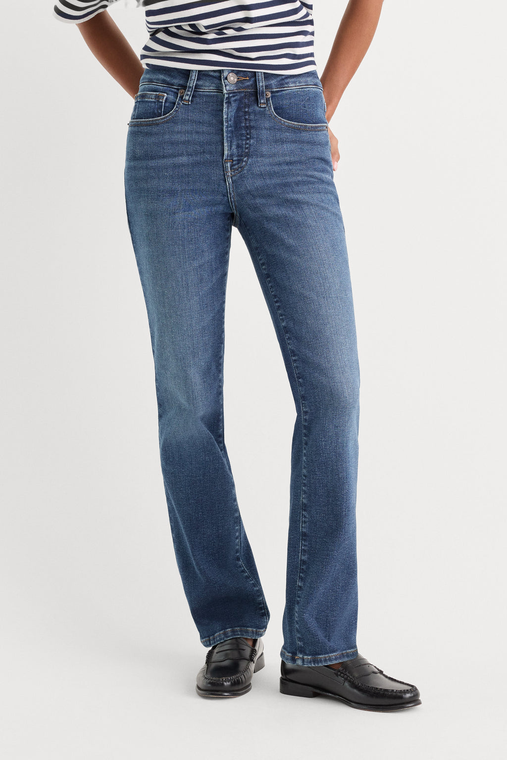 GOOD PETITE STRAIGHT JEANS INDIGO1230