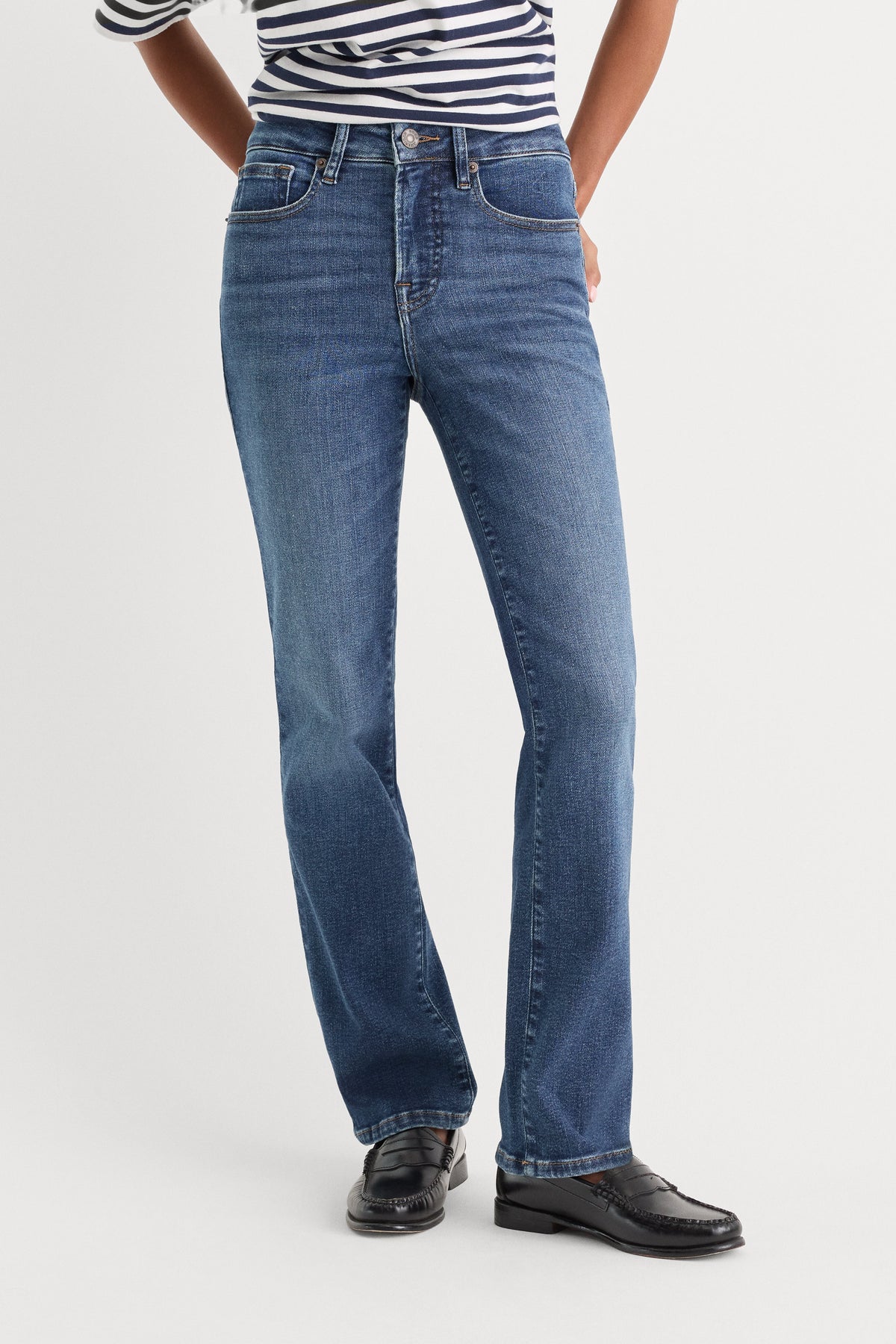 GOOD PETITE STRAIGHT JEANS INDIGO1230