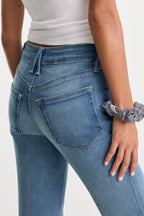 SOFT TECH GOOD PETITE BOOTCUT JEANS INDIGO1238