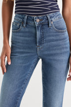 SOFT TECH GOOD PETITE FLARE JEANS INDIGO1233