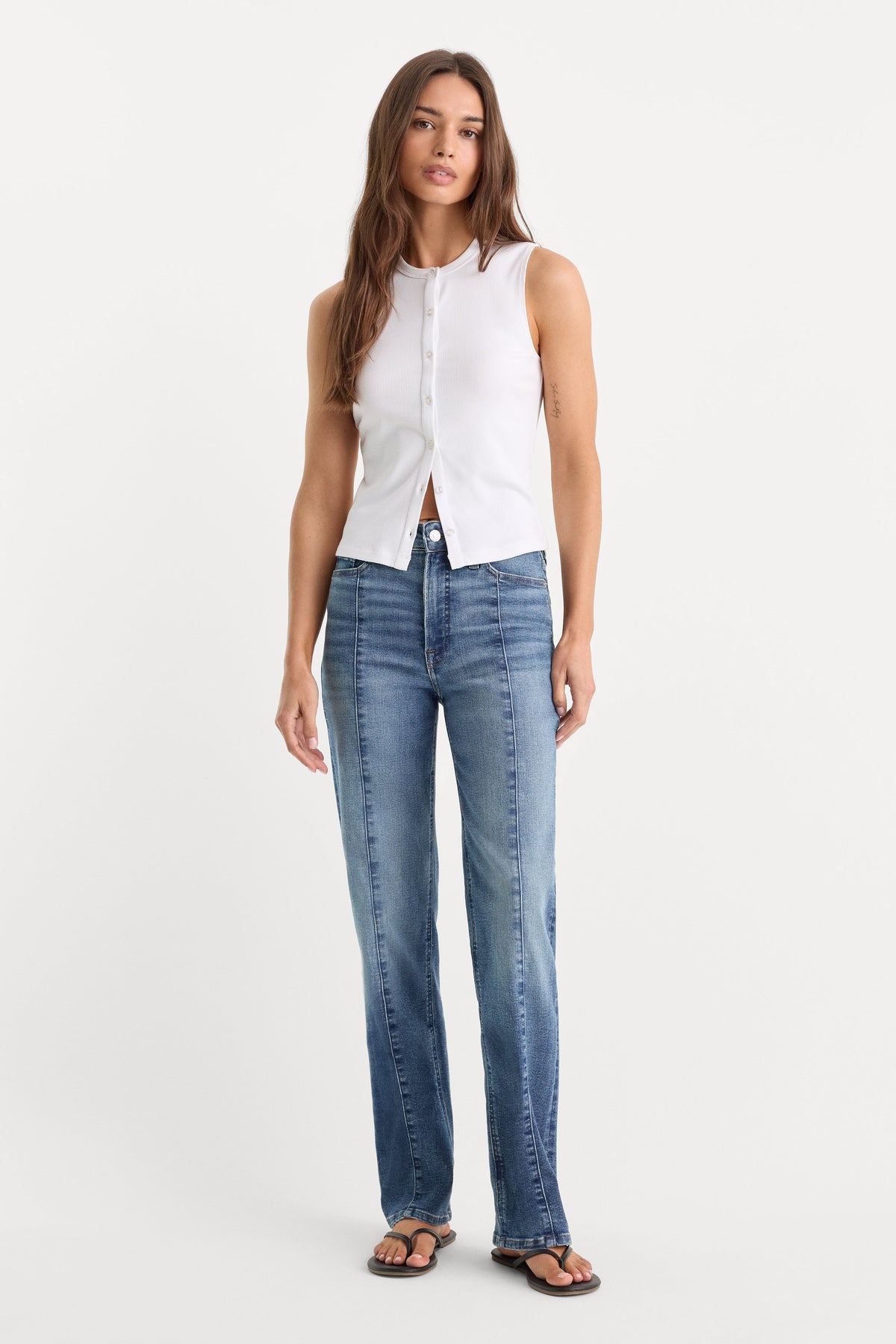 GOOD TRUE STRAIGHT JEANS INDIGO1236