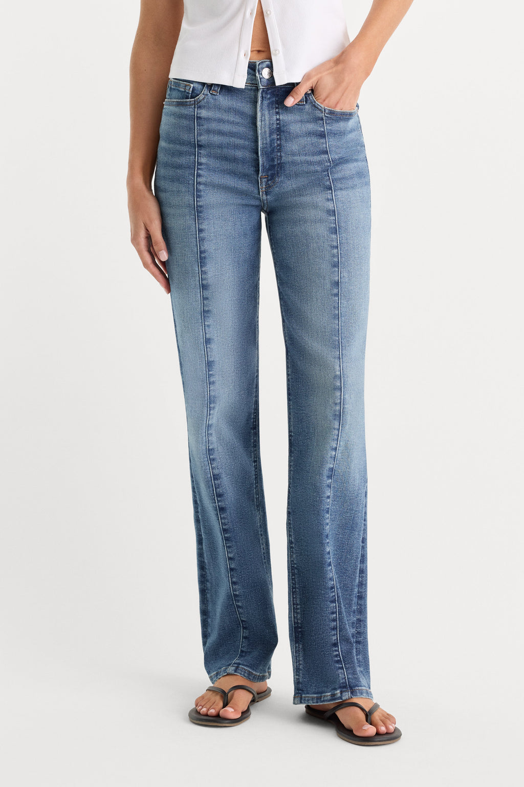 GOOD TRUE STRAIGHT JEANS INDIGO1236