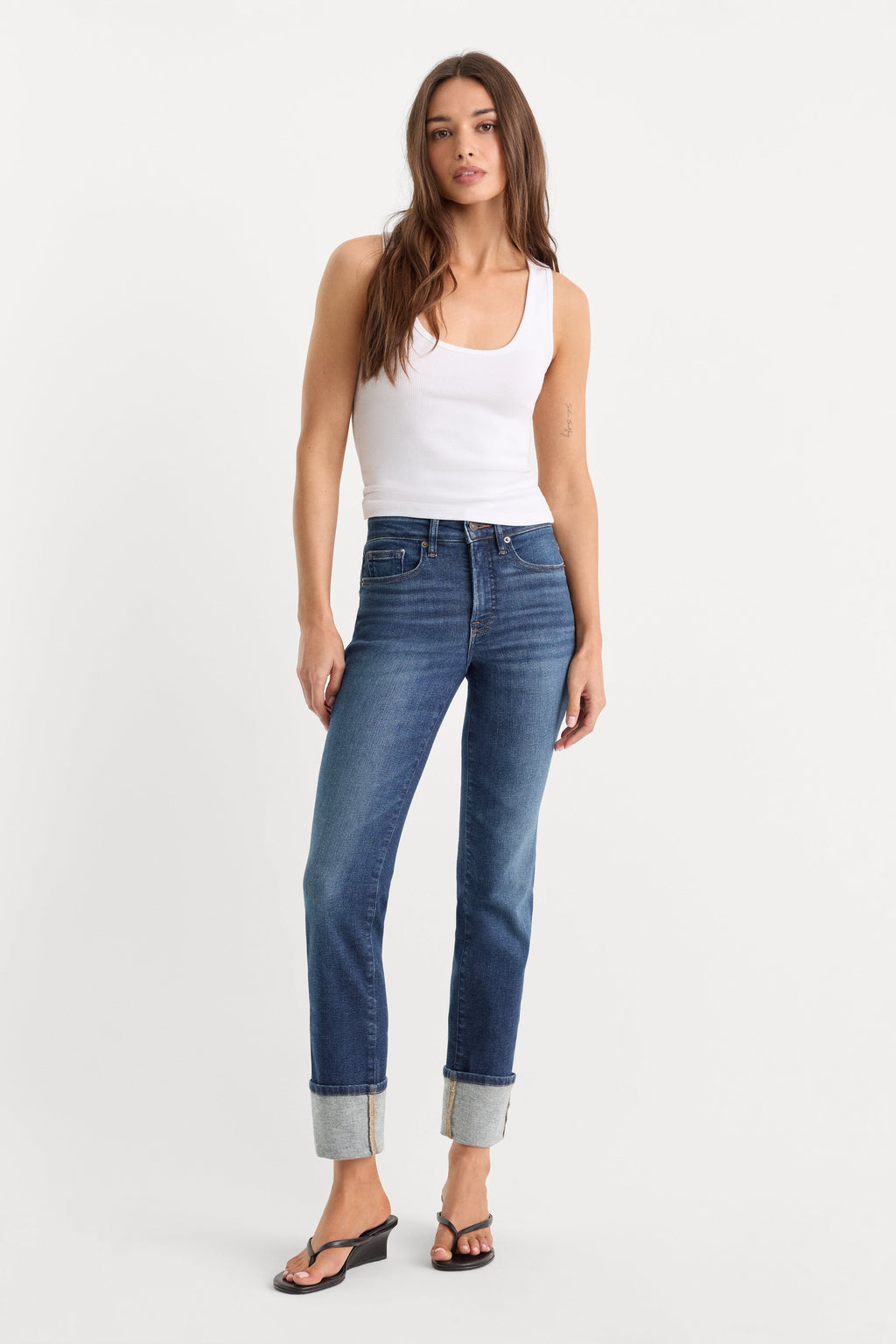 GOOD LEGS STRAIGHT JEANS INDIGO1230