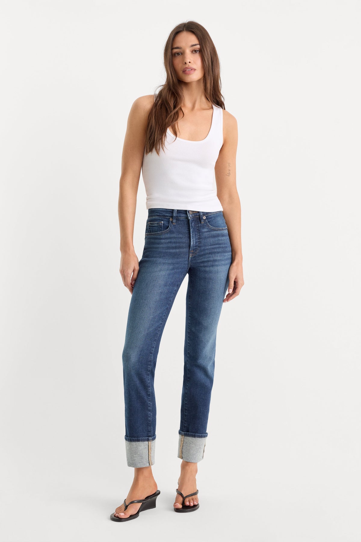 GOOD LEGS STRAIGHT JEANS INDIGO1230