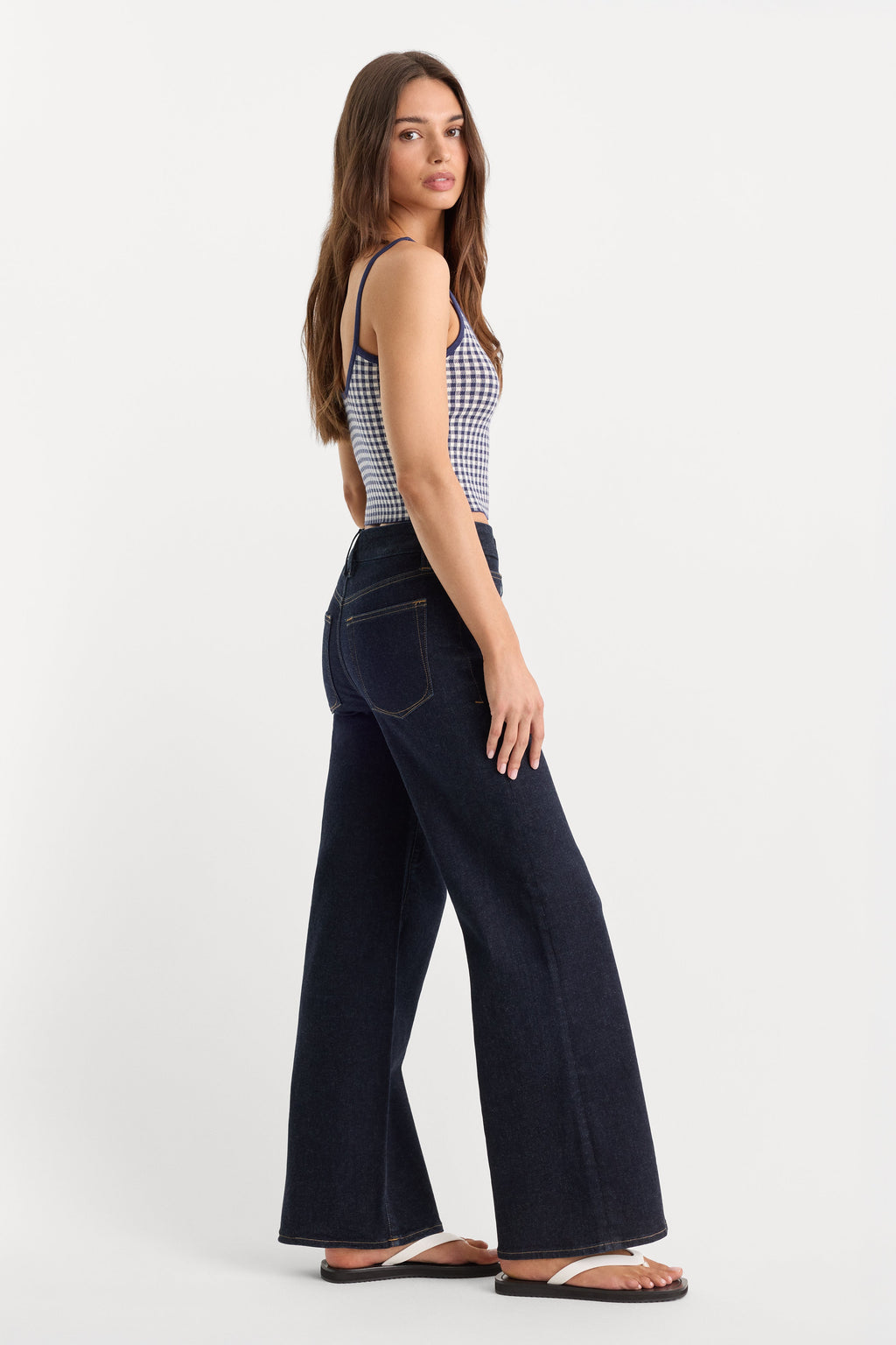 ALWAYS FITS PETITE SLIM PALAZZO JEANS DENETHICBLUE04