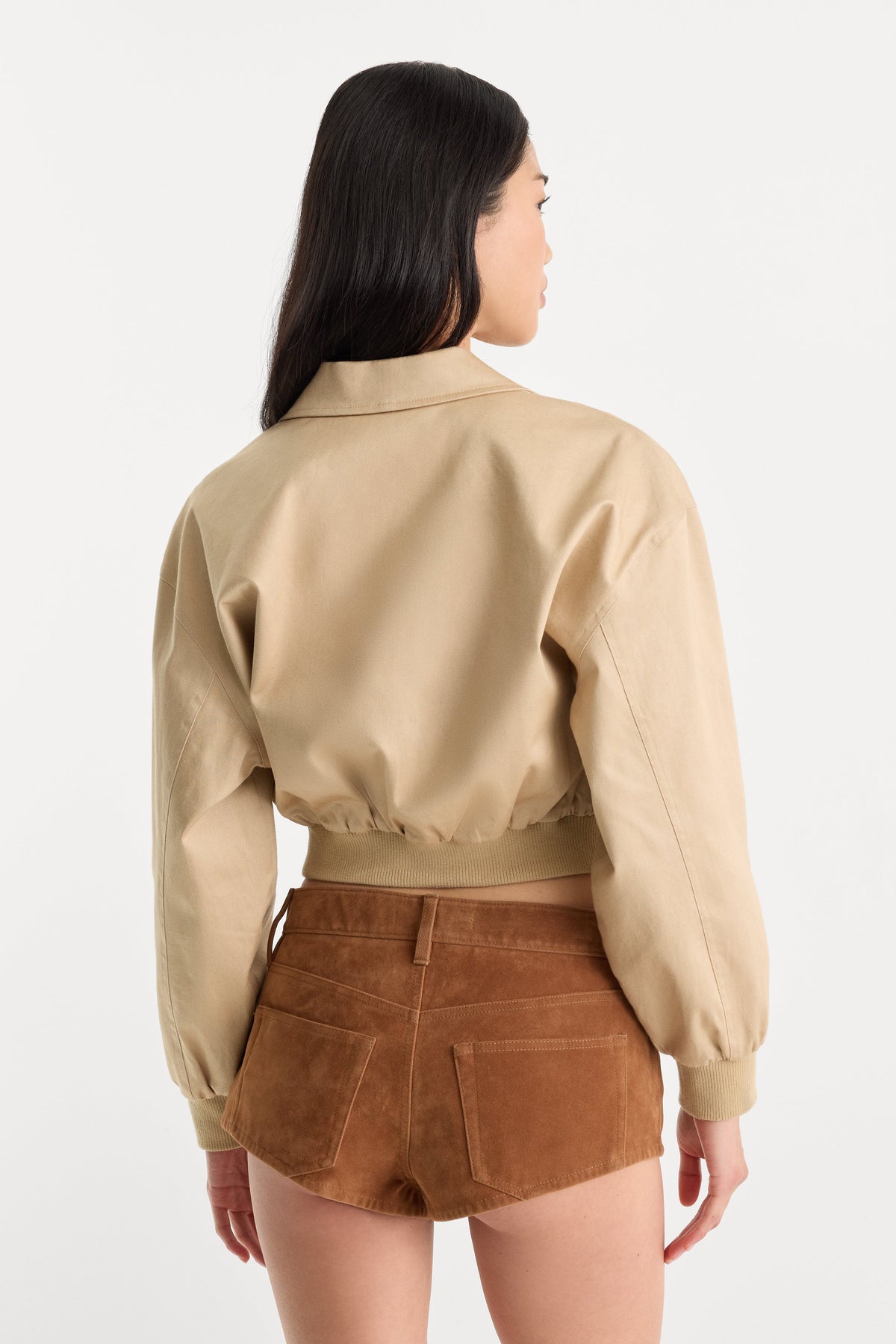 THE TWILL BOMBER JACKET DUNE MIST