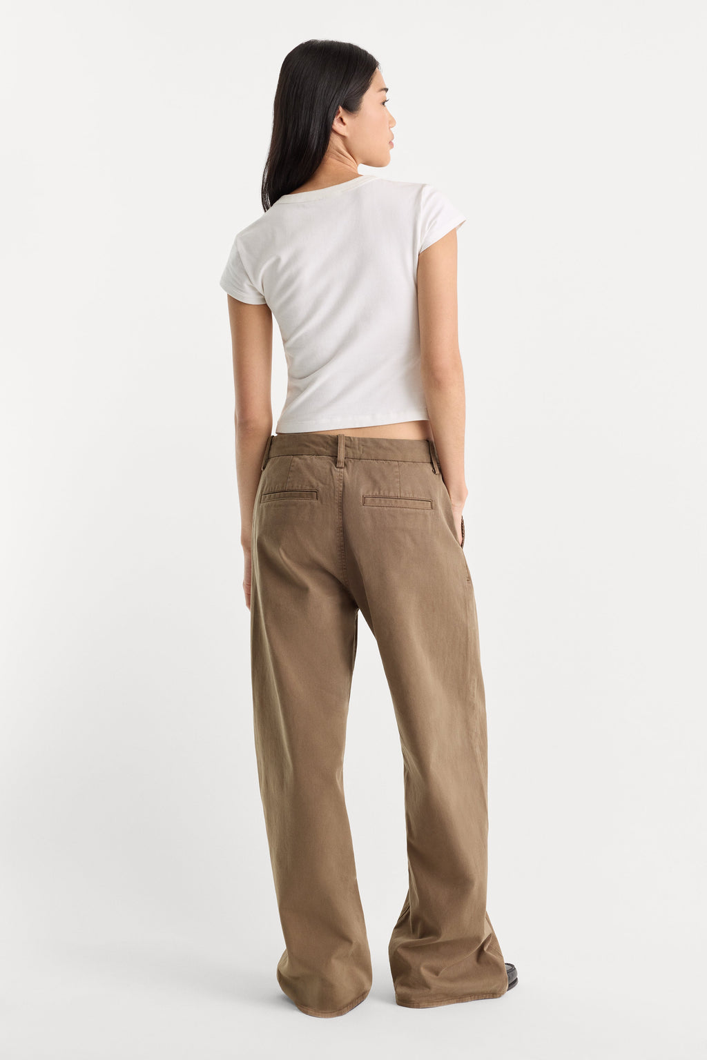 LOW SLUNG BAGGY TROUSER TEA BARK