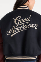 THE TEAM VARSITY JACKET NEW NAVY002