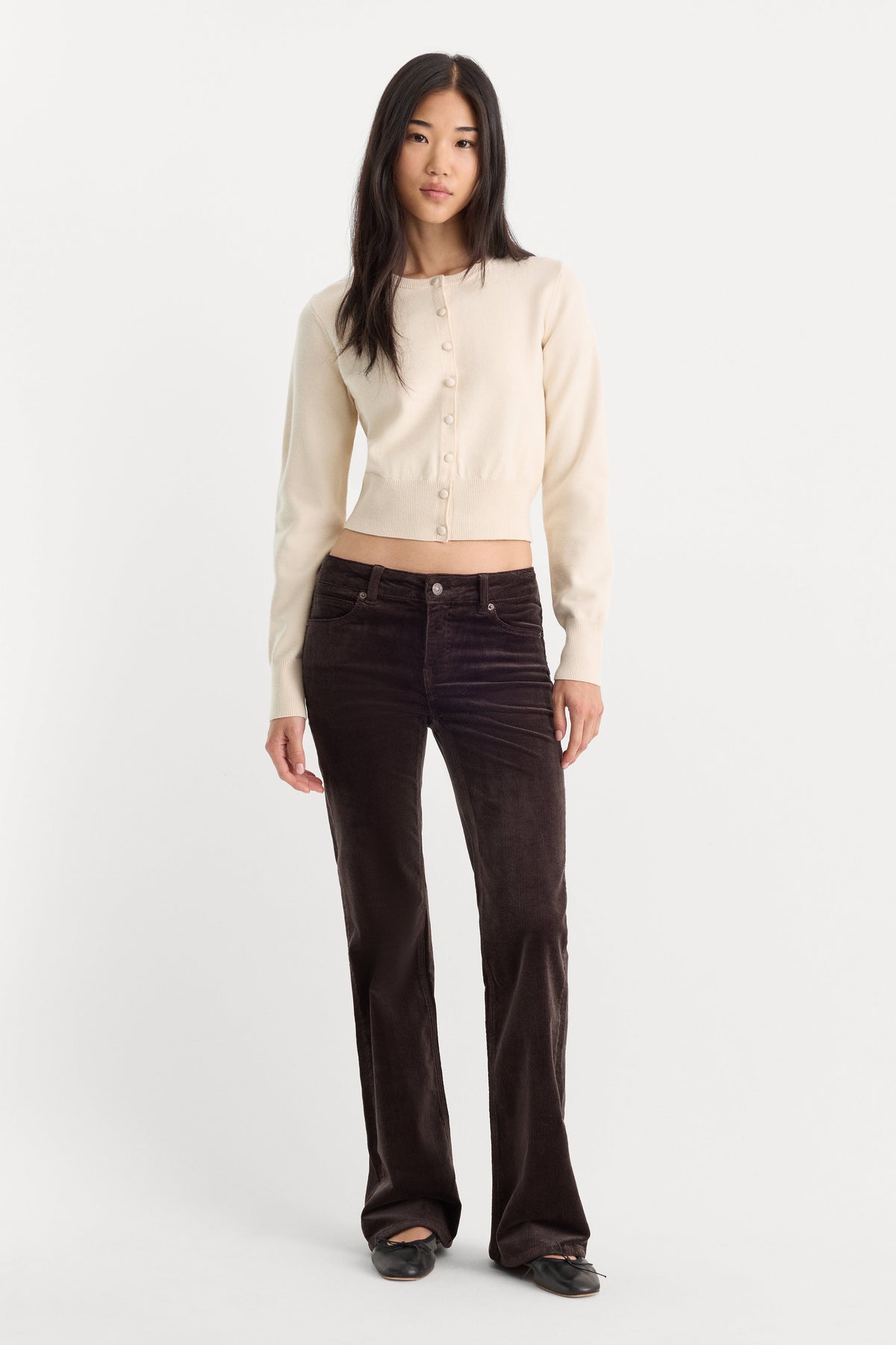 THE FINE KNIT CARDIGAN PEARL