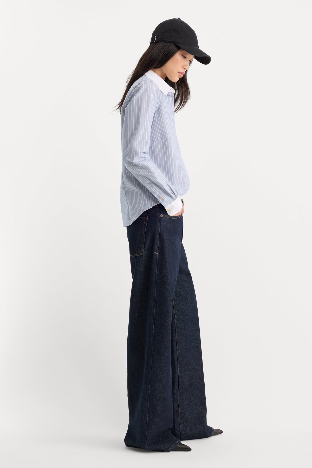 VINTAGE LOW SLUNG BAGGY JEANS RINSE