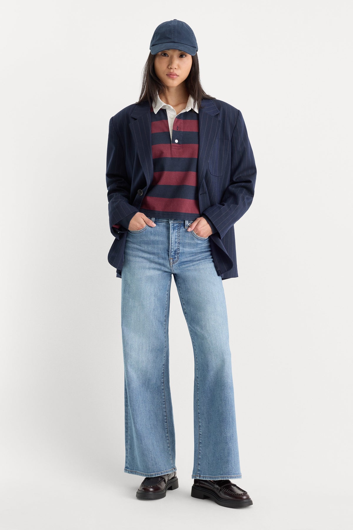 GOOD WAIST PALAZZO ANKLE JEANS CEDARWICK