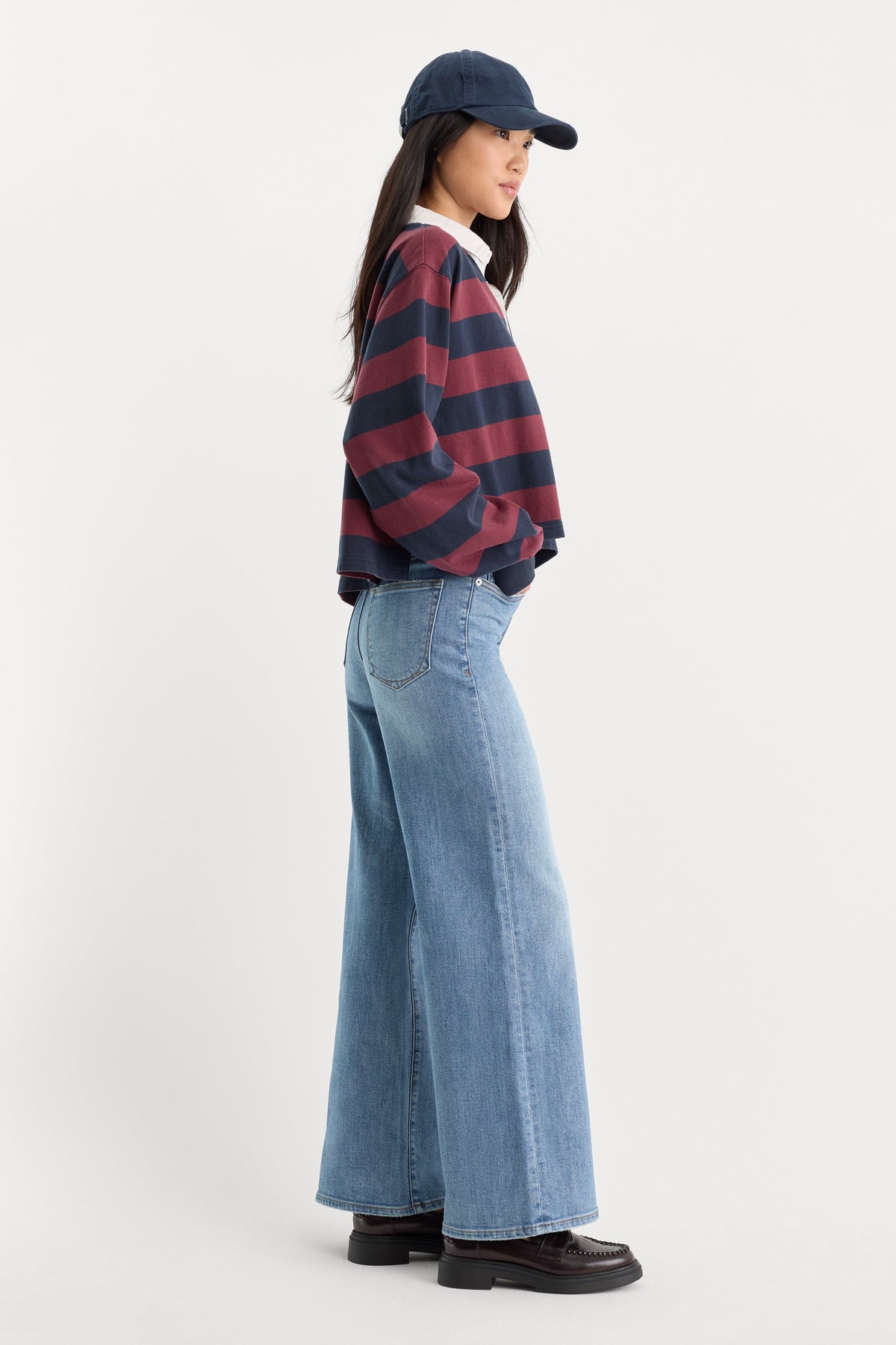 GOOD WAIST PALAZZO ANKLE JEANS CEDARWICK