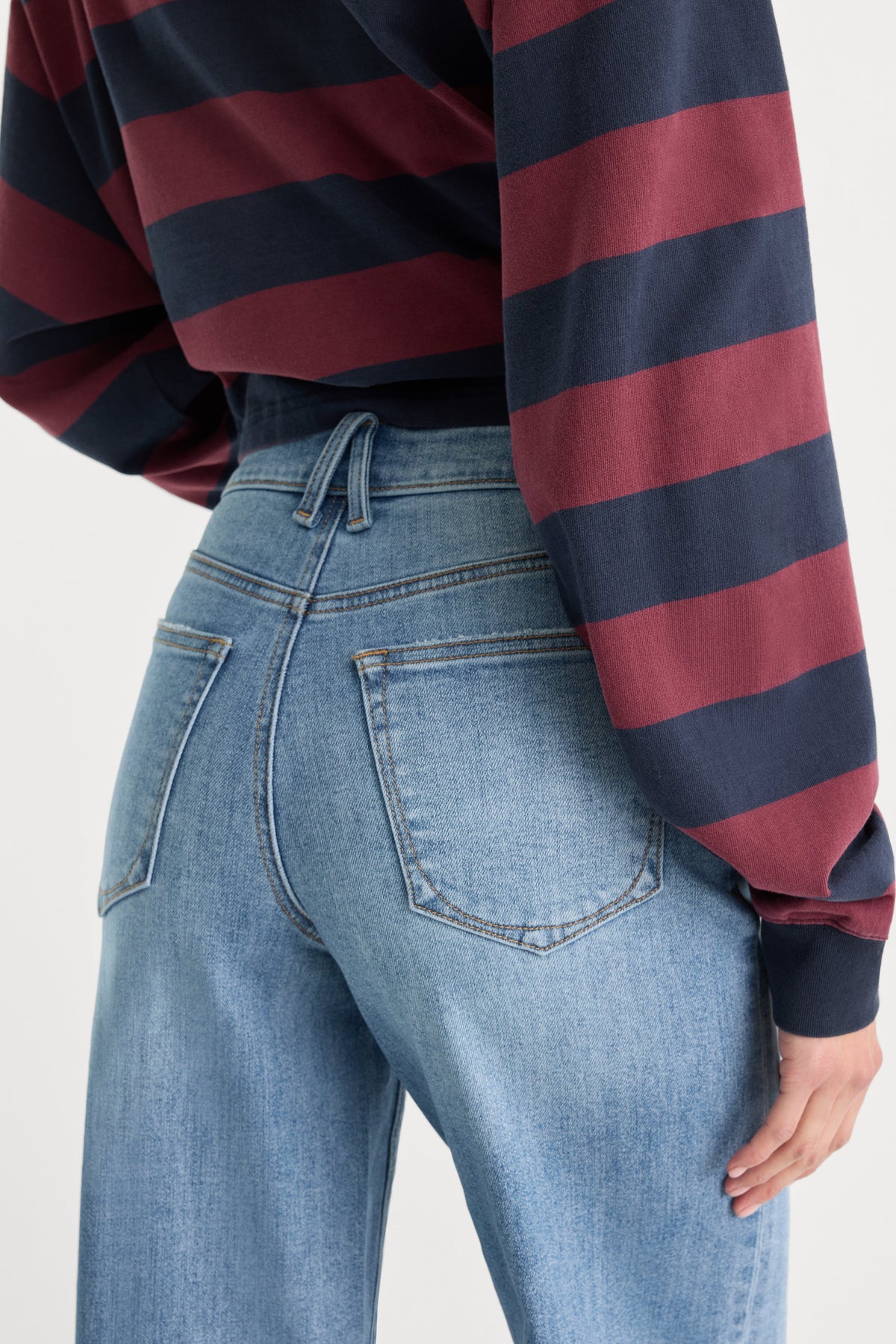 GOOD WAIST PALAZZO ANKLE JEANS CEDARWICK