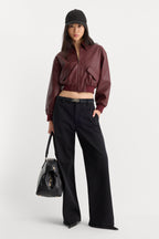 LOW SLUNG BAGGY TROUSER BLACK