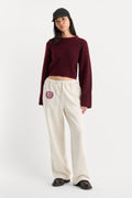 THE BRUSHED FLEECE SWEATPANT OATMEAL