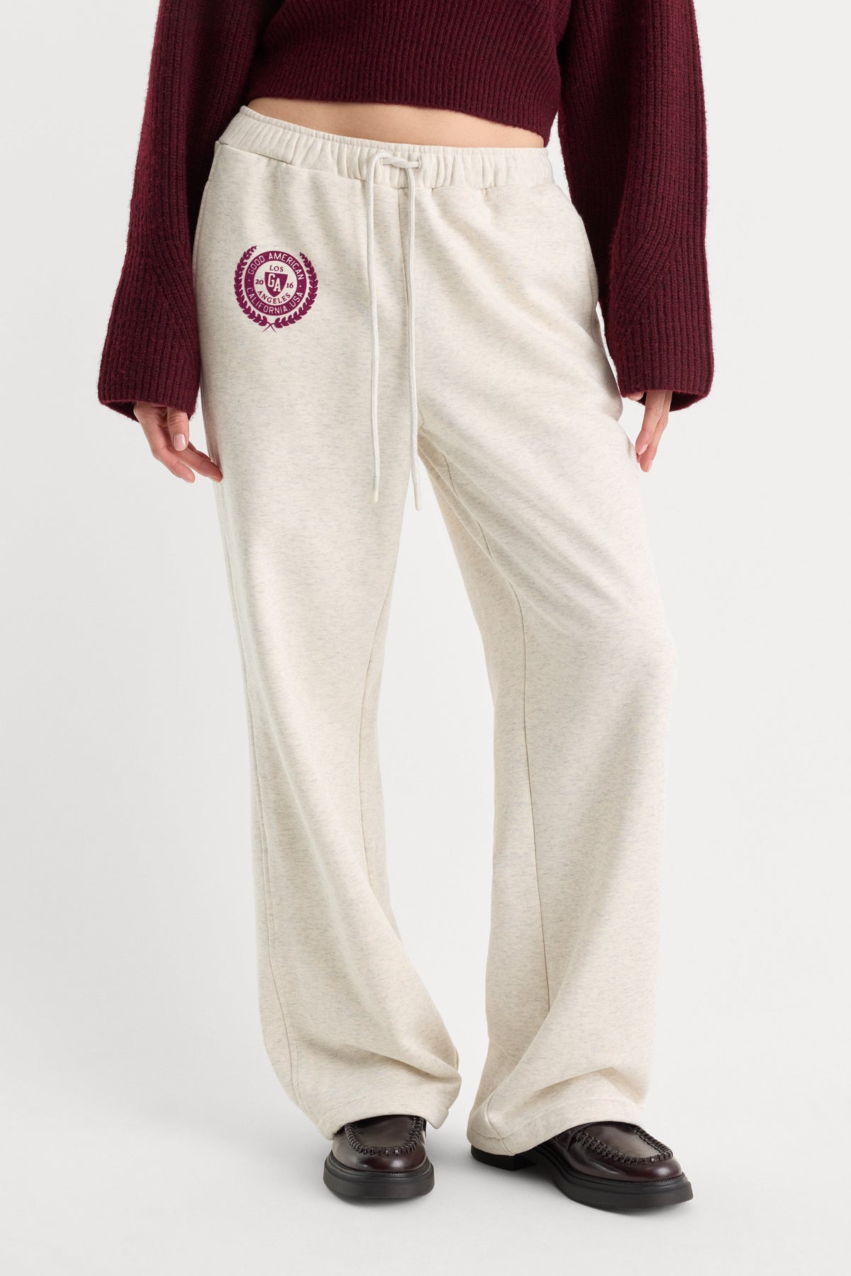 THE BRUSHED FLEECE SWEATPANT OATMEAL