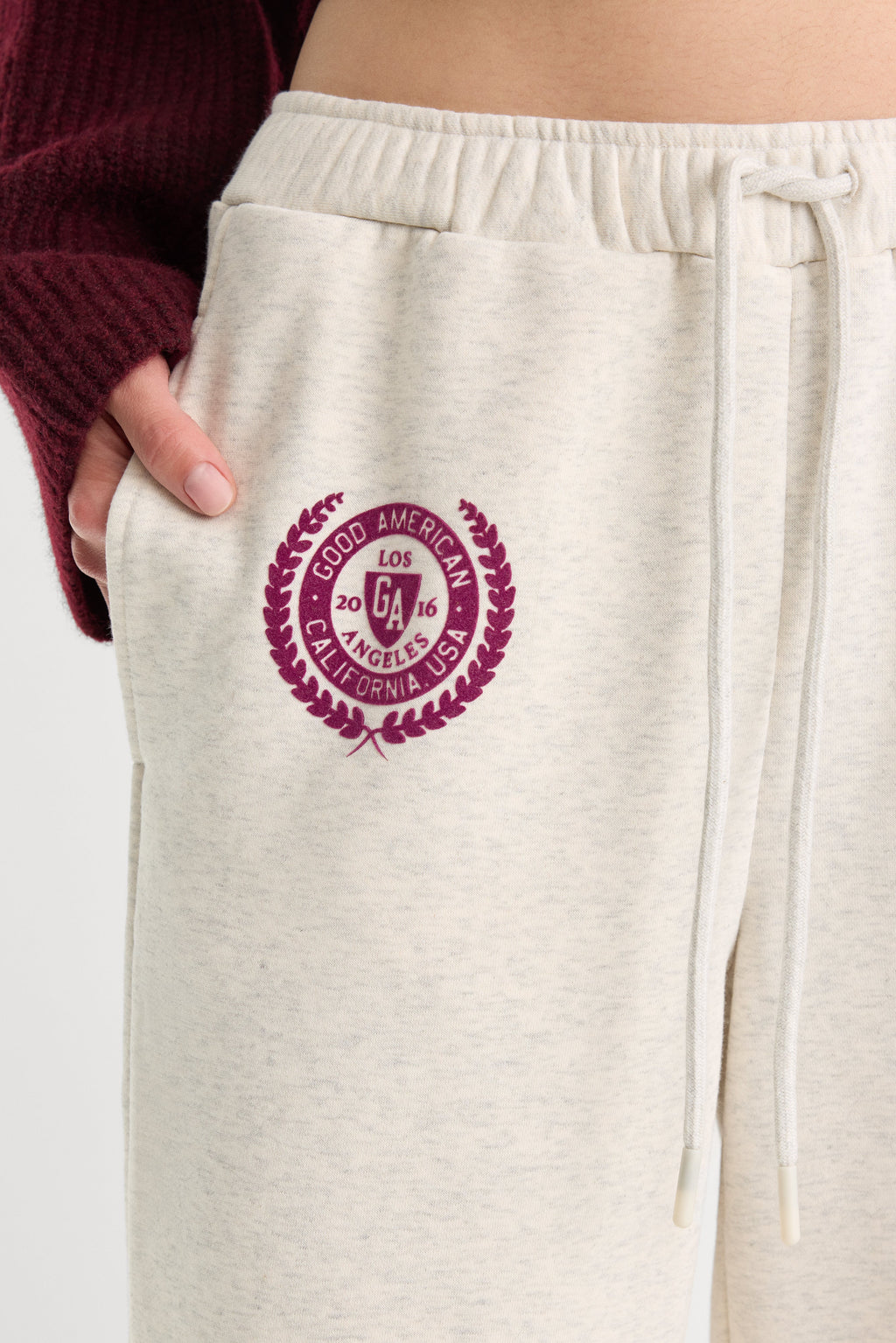 THE BRUSHED FLEECE SWEATPANT OATMEAL