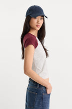 THE RAGLAN TEE VINTAGE GREY