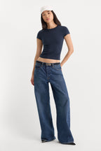 THE CAP SLEEVE TEE NEW NAVY