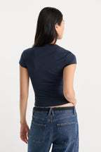 THE CAP SLEEVE TEE NEW NAVY