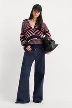 LOW SLUNG BAGGY TROUSER NEW NAVY