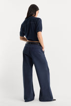 LOW SLUNG BAGGY TROUSER NEW NAVY