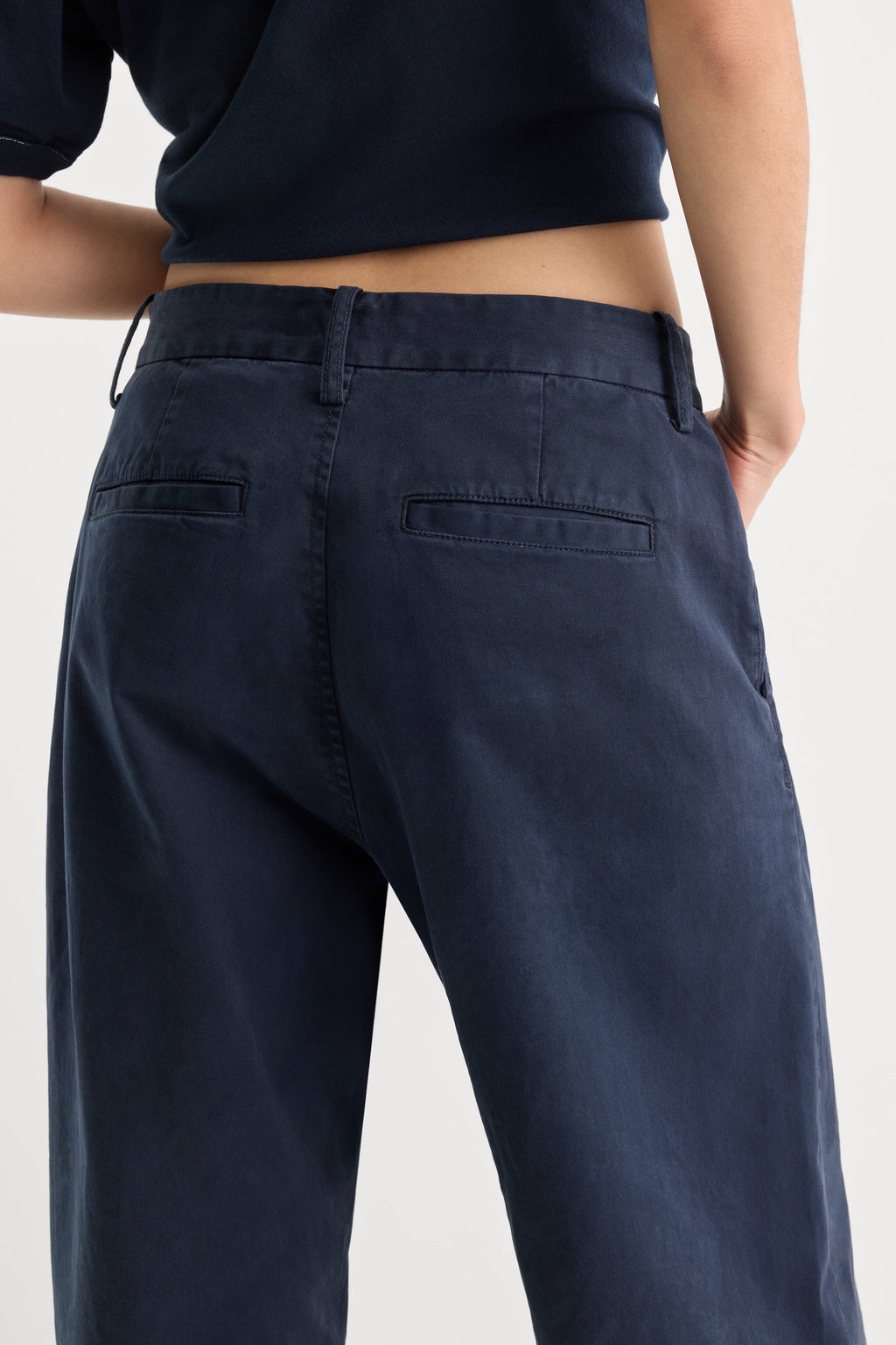 LOW SLUNG BAGGY TROUSER NEW NAVY