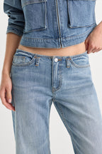 GHOST WAIST LOW LOOSE JEANS AMBER
