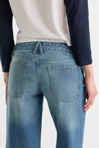 VINTAGE LOW LOOSE JEANS TROUBLED WATER
