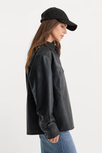 THE BETTER THAN LEATHER CLASSIC SHIRT BLACK001