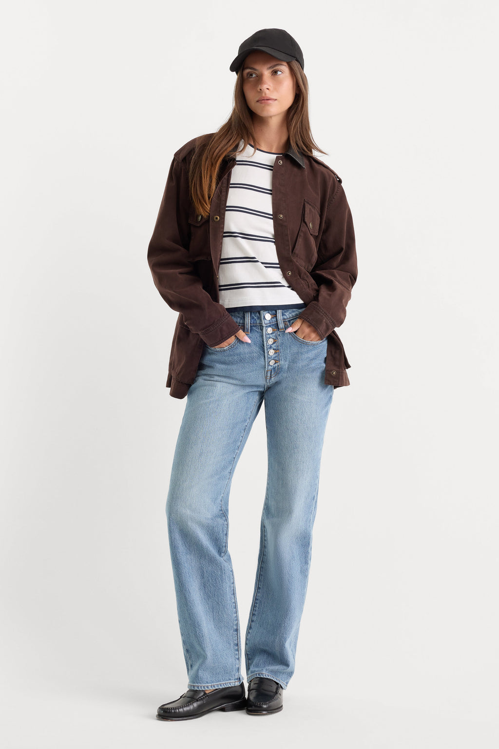 VINTAGE STRAIGHT JEANS AMBER