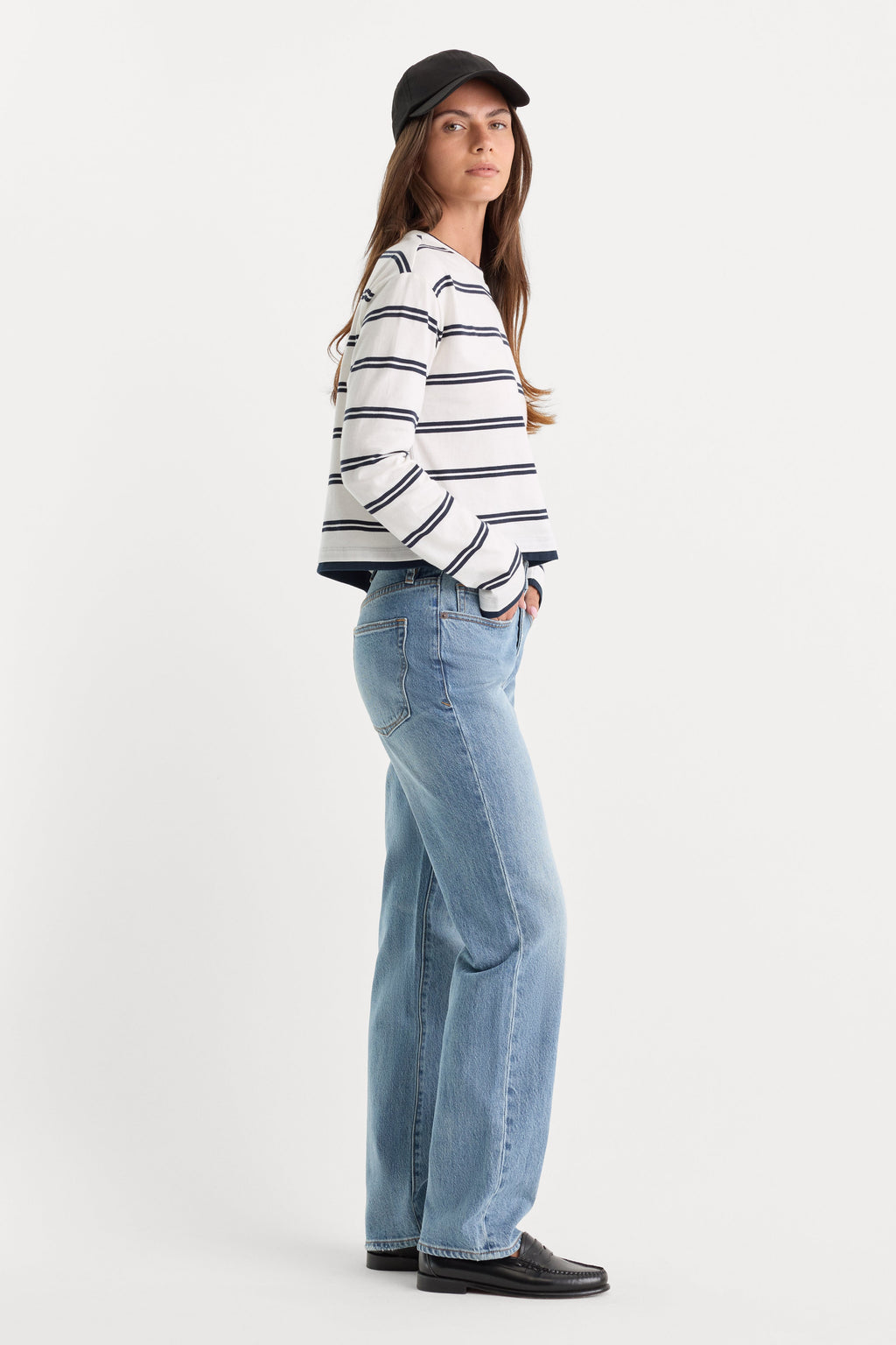 VINTAGE STRAIGHT JEANS AMBER