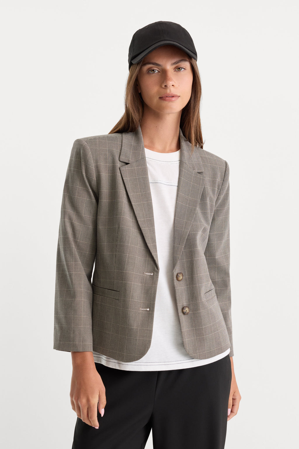 THE SHRUNKEN BLAZER MINI PLAID