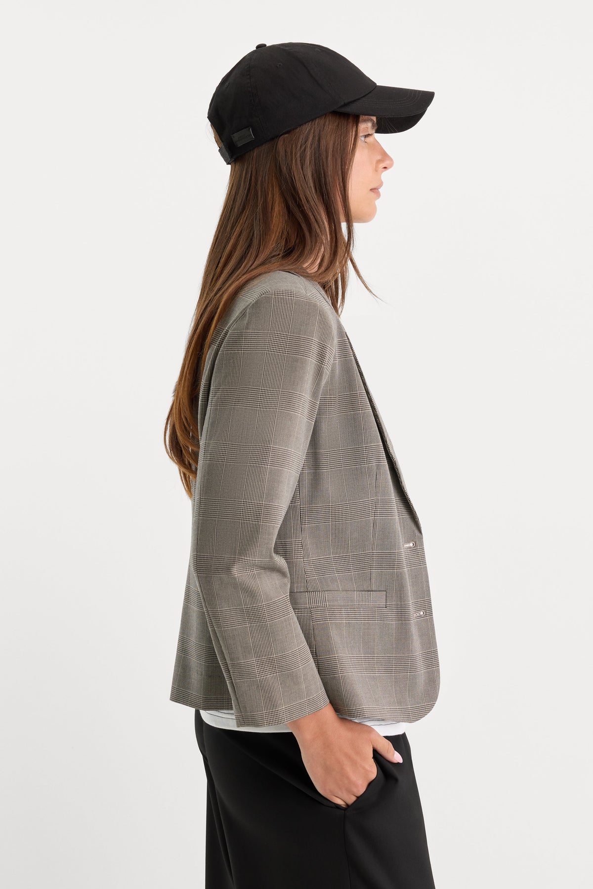 THE SHRUNKEN BLAZER MINI PLAID