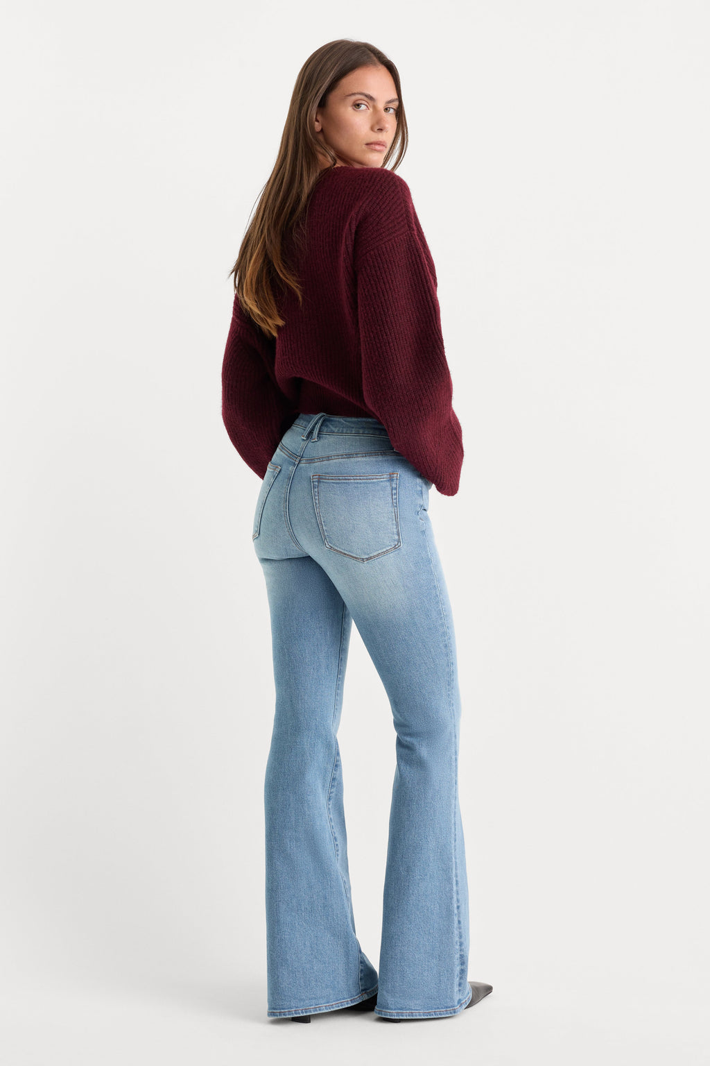 GOOD LEGS FLARE JEANS INDIGO1290