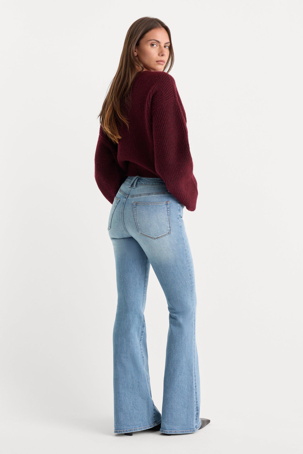 GOOD LEGS FLARE JEANS INDIGO1290