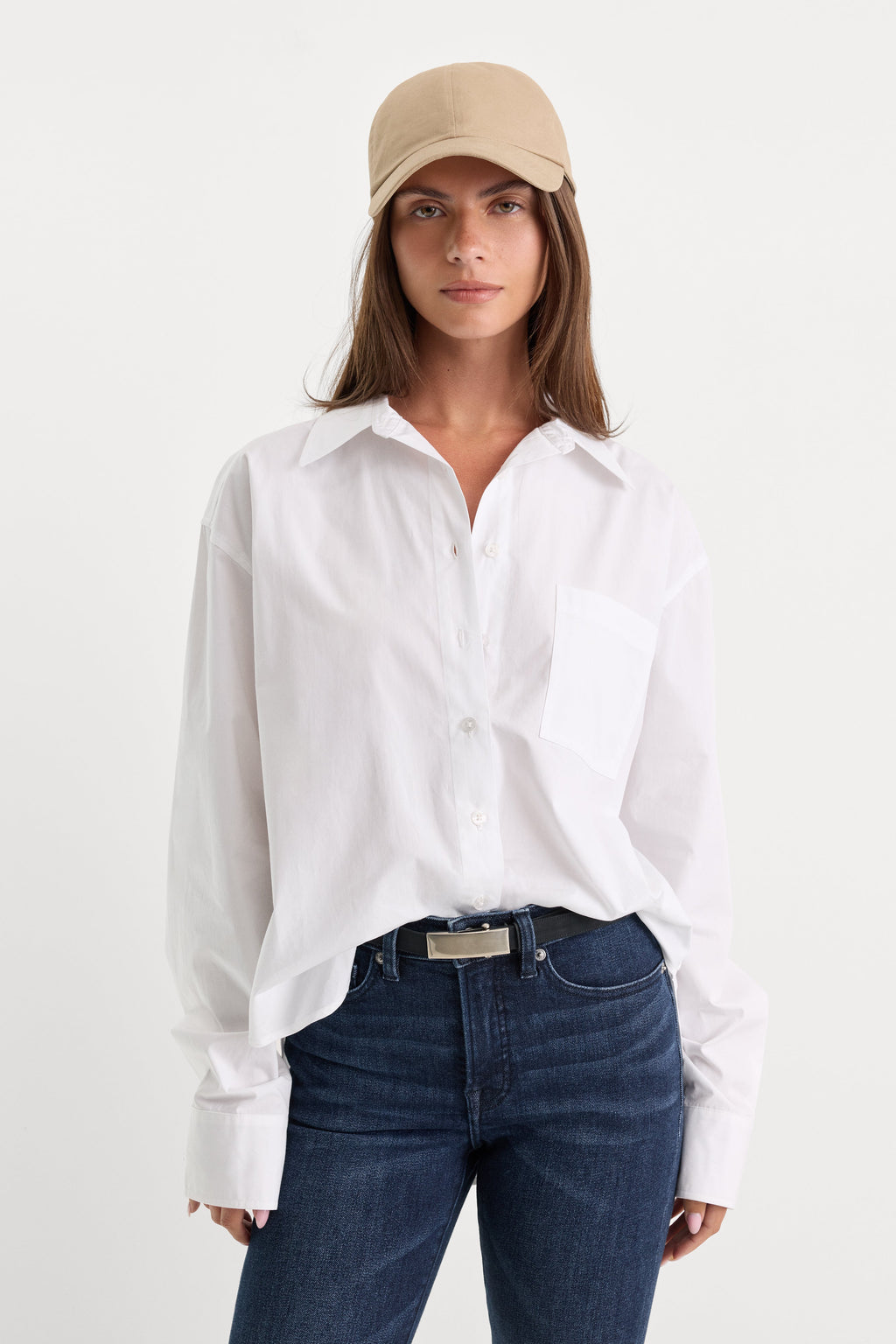THE POPLIN EASY SHIRT WHITE