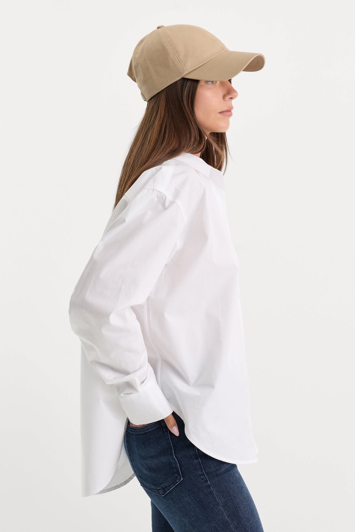 THE POPLIN EASY SHIRT WHITE