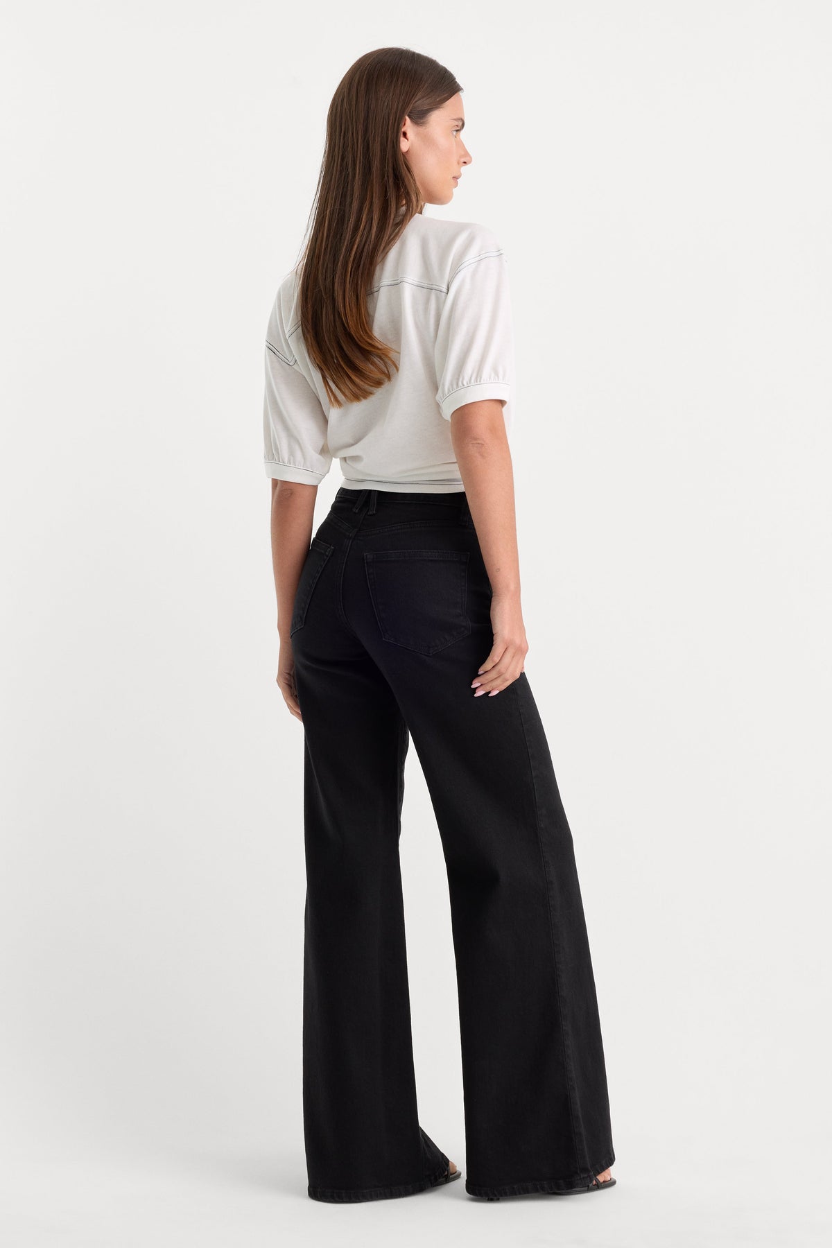 SOFT TECH GOOD PETITE PALAZZO JEANSBLACK001