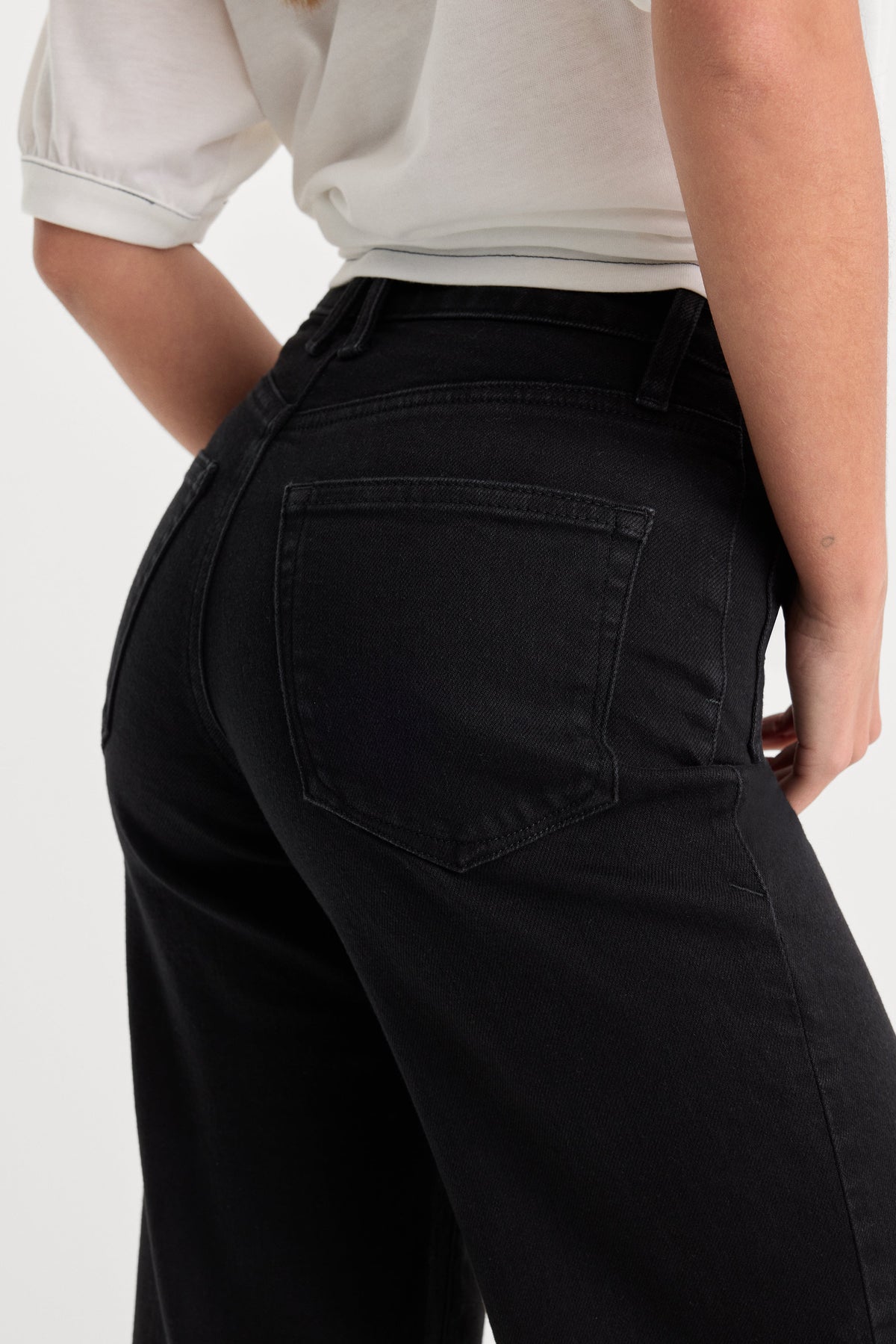 SOFT TECH GOOD PETITE PALAZZO JEANSBLACK001