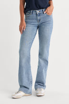 GOOD LOW RISE BOOTCUT JEANS WHISPER