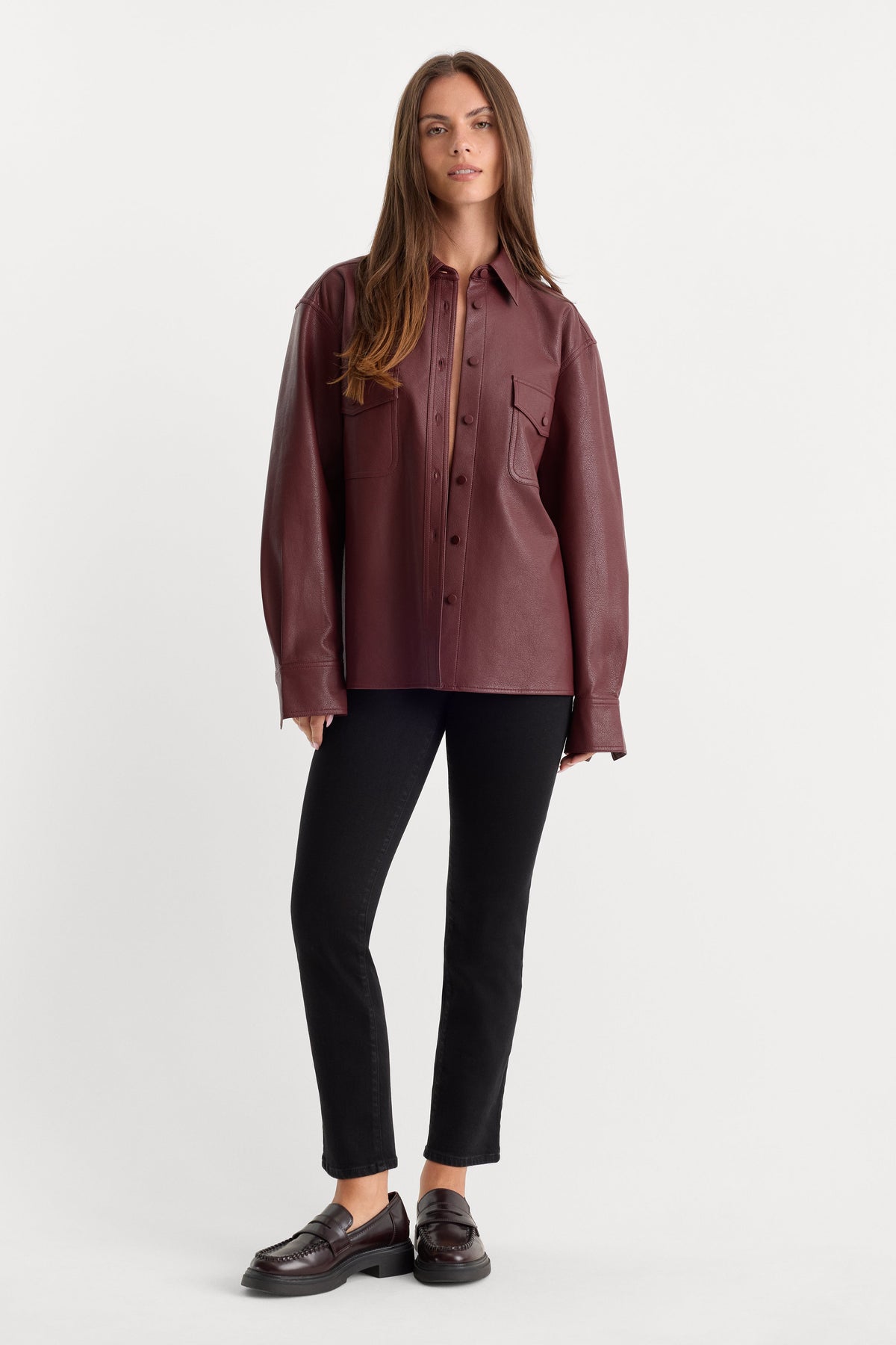 SOFT TECH GOOD PETITE STRAIGHT JEANSBLACK001