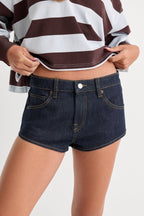 THE MICRO SHORT INDIGO1389